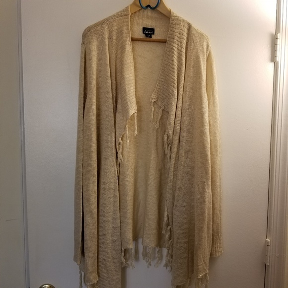 Simply Emma Sweaters - 3X Emma open  Cardigan with  Fringe 🏷Sale